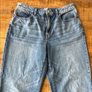 Madewell Curvy Baggy Straight Jeans